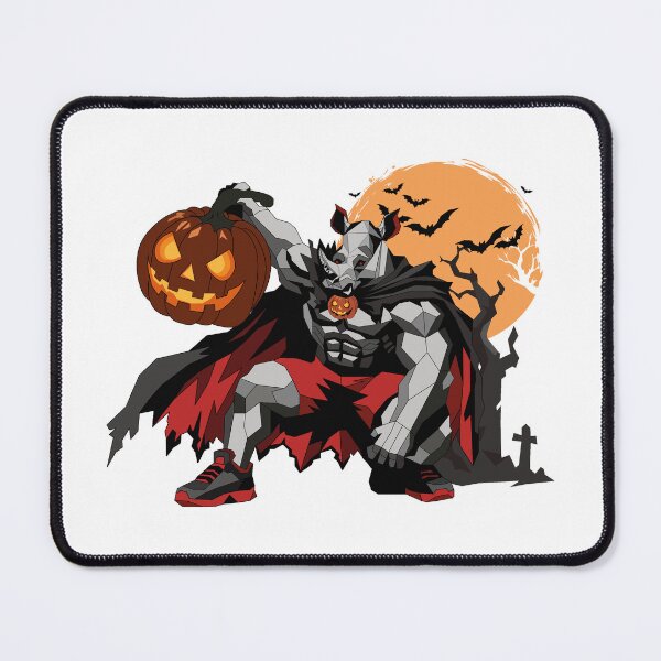 Item preview, Ray the Polygonal Rhino - Halloween Pumpkin designed and sold by MORRAx.