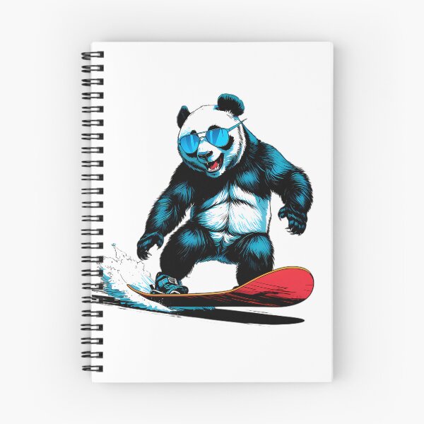 Artikelvorschau, Snowboarding Panda entworfen und verkauft von Structure-Blue.