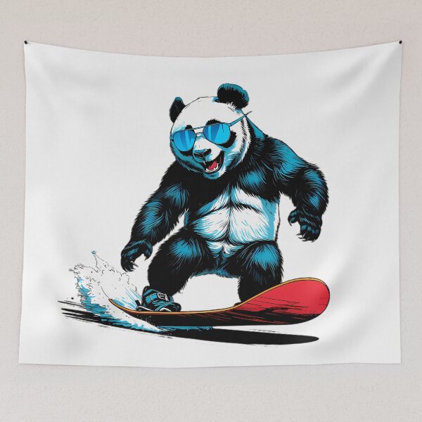 Item preview, Snowboarding Panda designed and sold by Structure-Blue.