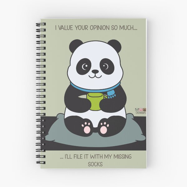 Artikelvorschau, Deine Meinung ist mir wichtig – Lustiger, sarkastischer Panda-Schreibtischhumor im Homeoffice entworfen und verkauft von Chonkibao.