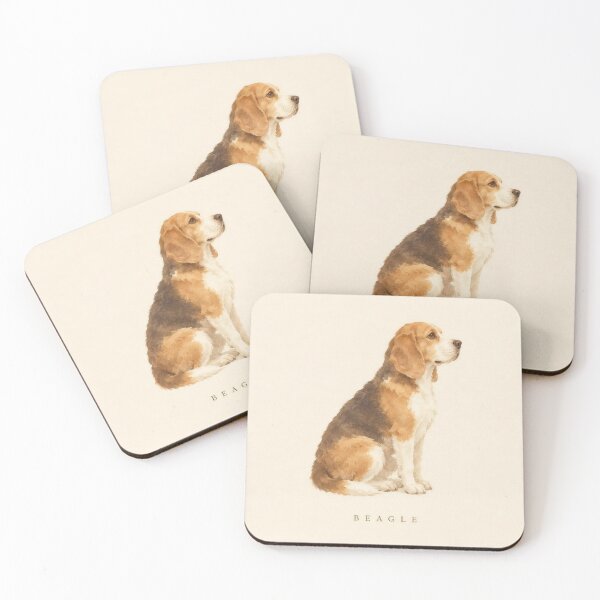 Item preview, Beagle Watercolor Portrait | Minimalist Dog Breed Wall Art | Pet Lover Gift designed and sold by FixationStudio.