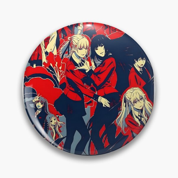 Item preview, Yumeko and Kirari Inspired Anime Art from Kakegurui Series designed and sold by Korkonne.