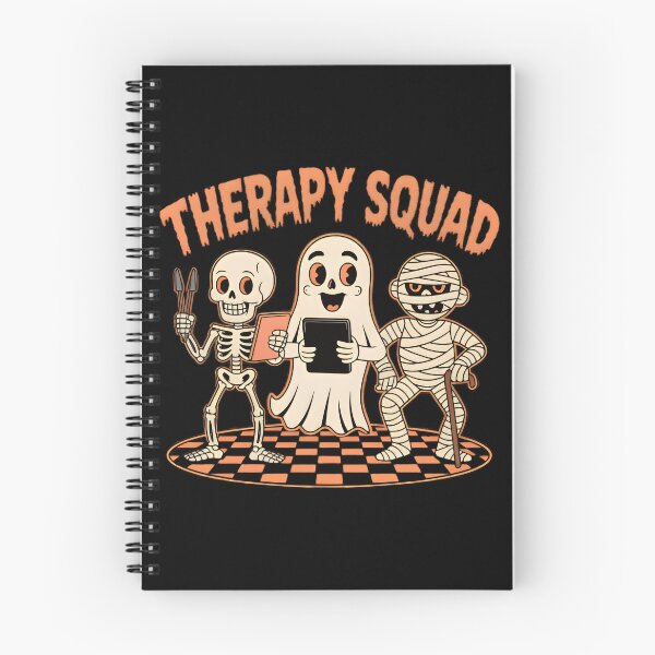 Item preview, Therapy Squad Funny Halloween Skeleton Ghost Mummy Counselor Gift designed and sold by Zizo-DR44.
