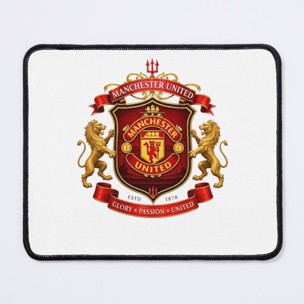 Item preview, Manchester United FC Red Devils Classic 3D Crest Artwork designed and sold by annaarthk.