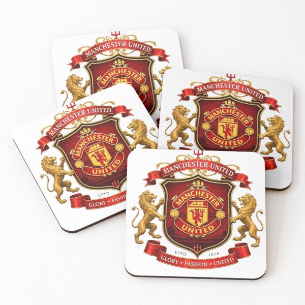 Item preview, Manchester United FC Red Devils Classic 3D Crest Artwork designed and sold by annaarthk.