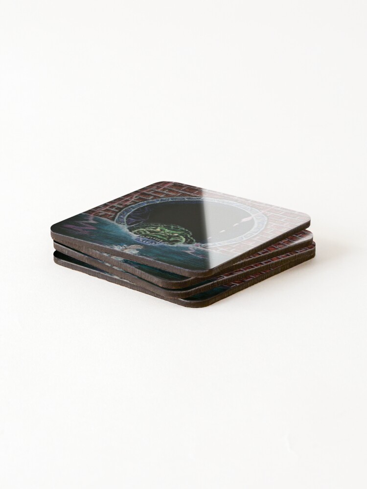 Thumbnail 4 of 5, Coasters (Set of 4), The Crawl designed and sold by RGIllustrations.