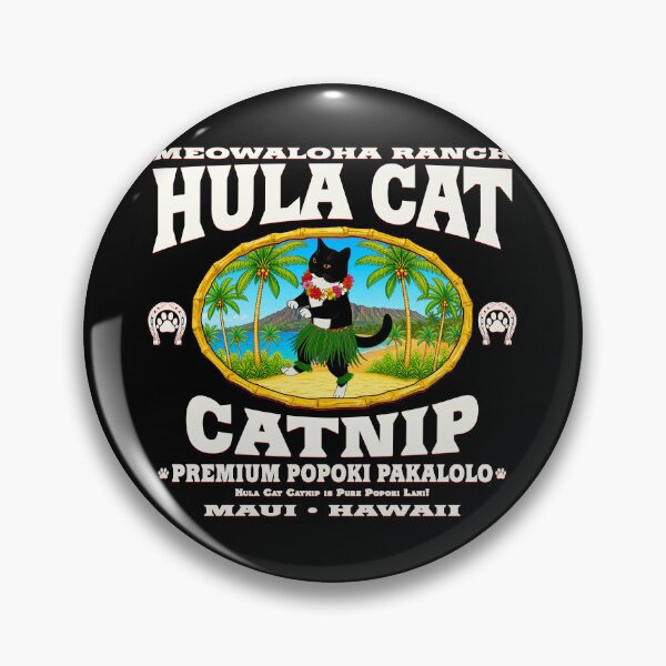 Item preview, Hula Cat Catnip after Dark designed and sold by BuzzDalways.