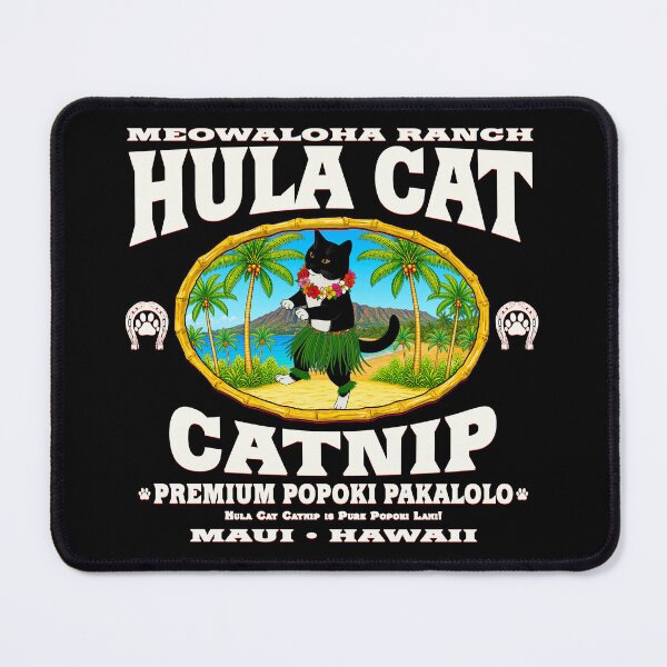 Item preview, Hula Cat Catnip after Dark designed and sold by BuzzDalways.