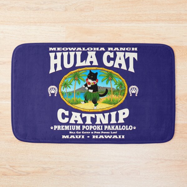 Item preview, Hula Cat Catnip after Dark designed and sold by BuzzDalways.