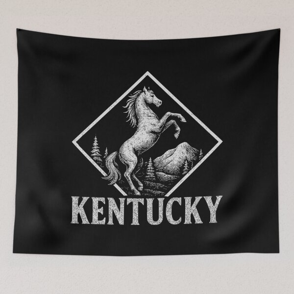 Item preview, Kentucky Stallion Engraved Art designed and sold by Gustavo Navarro.