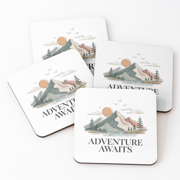 Item preview, Minimalist Line Art Mountains Adventure Outdoor Aesthetic designed and sold by DoceVaga.