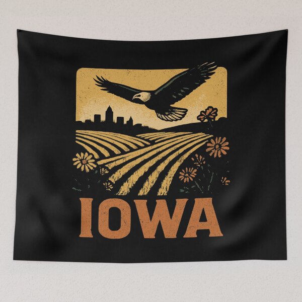 Item preview, Iowa Eagle Golden Fields designed and sold by Gustavo Navarro.