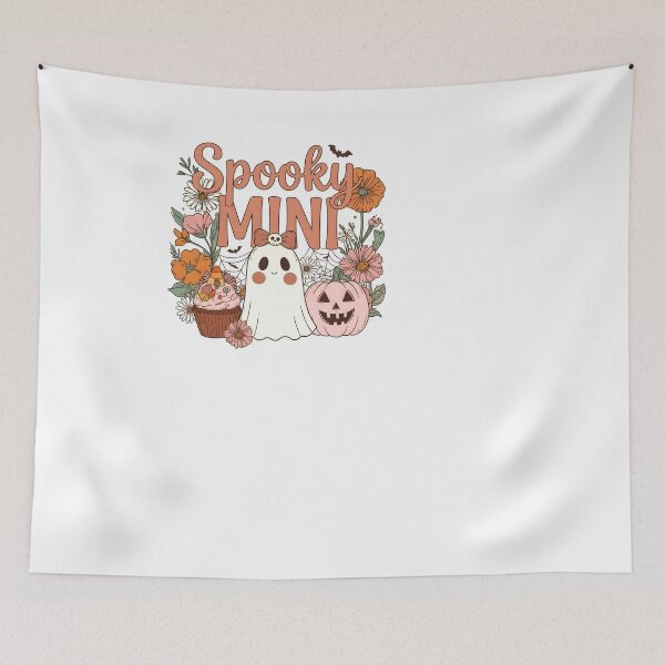 Item preview, Spooky Mini Floral Halloween Ghost Kids Girls designed and sold by KroghDs.