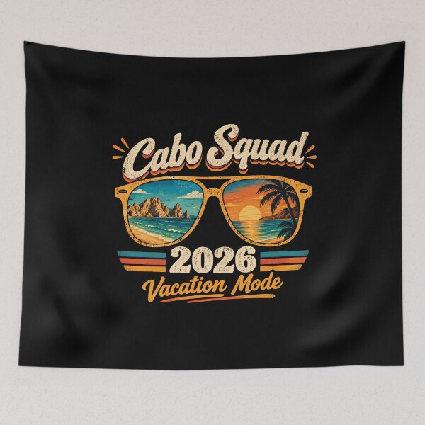 Item preview, Cabo Squad 2026 Vacation Mode Retro designed and sold by DemureArtsy.