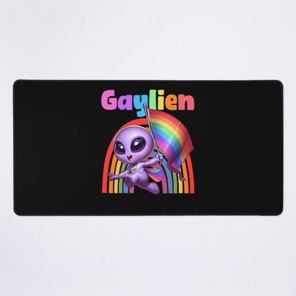 Item preview, Gay Alien "Gaylien" Pride Rainbow LGBTQ designed and sold by jaygo.