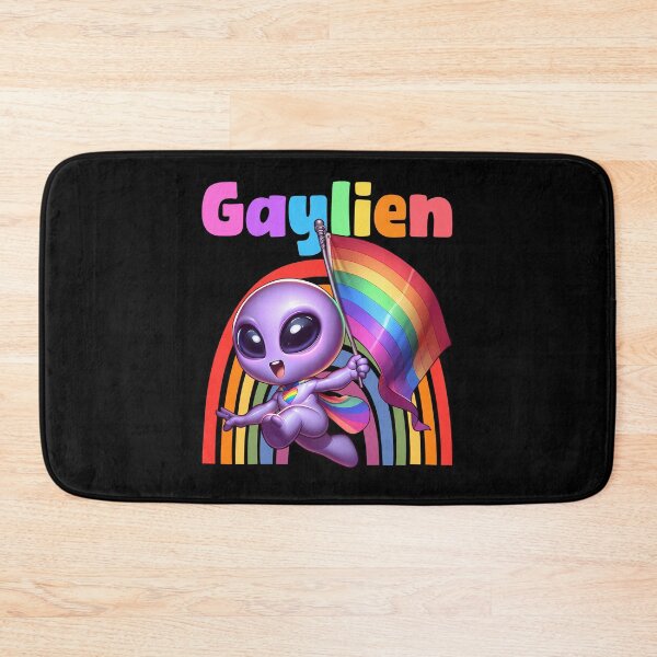 Item preview, Gay Alien "Gaylien" Pride Rainbow LGBTQ designed and sold by jaygo.