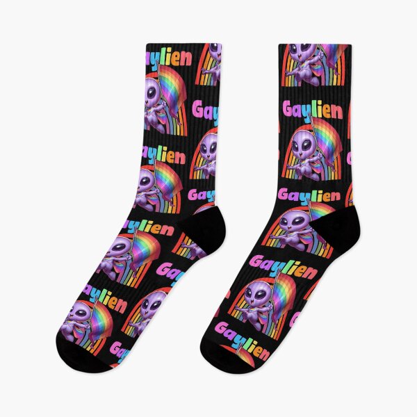 Item preview, Gay Alien "Gaylien" Pride Rainbow LGBTQ designed and sold by jaygo.