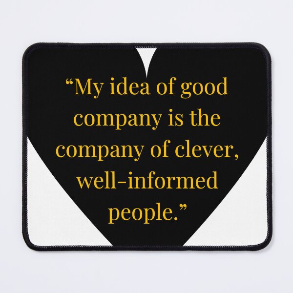 Item preview, Mrs. Smith Quote – Persuasion Gold Text Black Heart designed and sold by TheIconSmith.