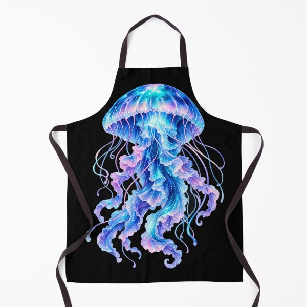 Item preview, Iridescent Glowing Jellyfish Ocean Art designed and sold by JKDJ.