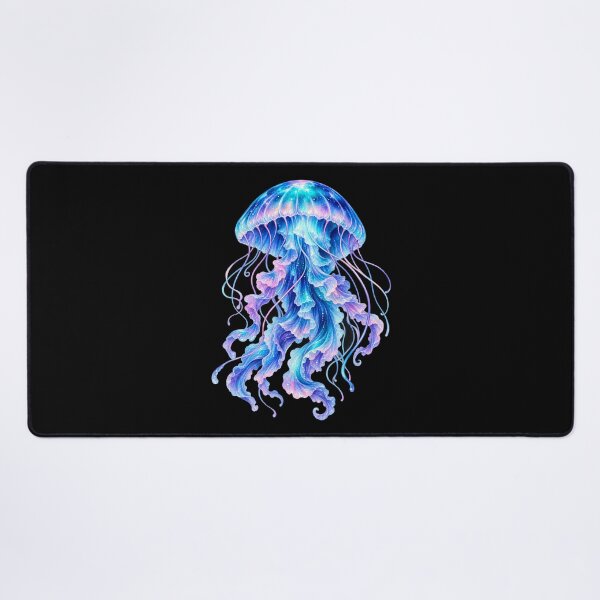 Item preview, Iridescent Glowing Jellyfish Ocean Art designed and sold by JKDJ.