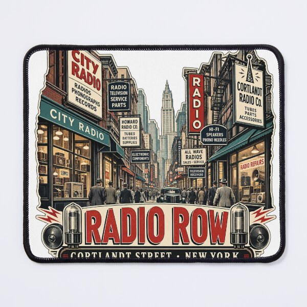 Item preview, Radio Row NYC — Cortlandt Street 1921–1966 designed and sold by Past in Threads.
