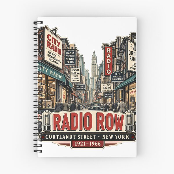 Item preview, Radio Row NYC — Cortlandt Street 1921–1966 designed and sold by Past in Threads.