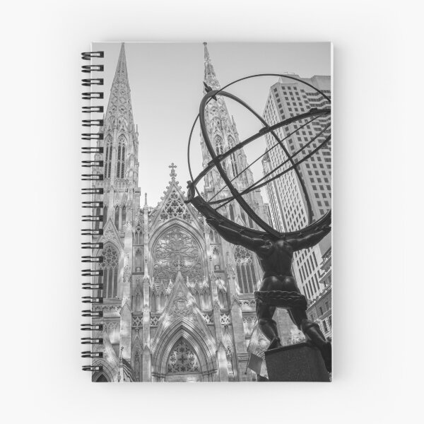 Item preview, Atlas & St. Patrick’s Cathedral - New York City designed and sold by Grove of Things.