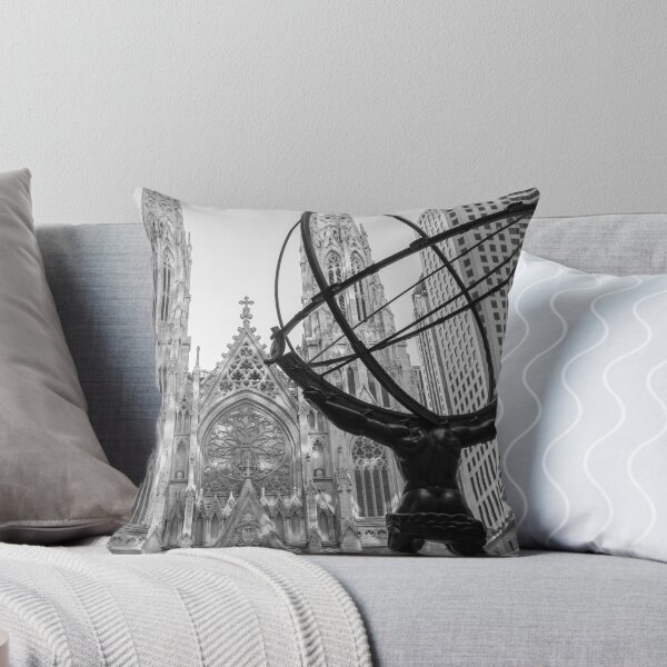 Item preview, Atlas & St. Patrick’s Cathedral - New York City designed and sold by Grove of Things.