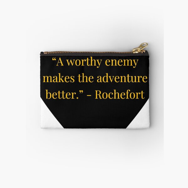 Item preview, Rochefort Quote – The Three Musketeers Gold Text Black Heart designed and sold by TheIconSmith.