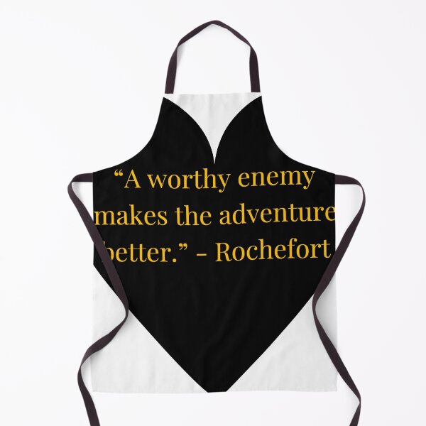 Item preview, Rochefort Quote – The Three Musketeers Gold Text Black Heart designed and sold by TheIconSmith.
