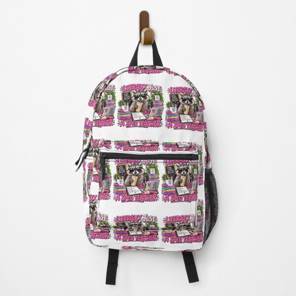 Item preview, Literally Just a SPED Teacher Funny Raccoon Special Education Teacher Humor designed and sold by 76Valeria.