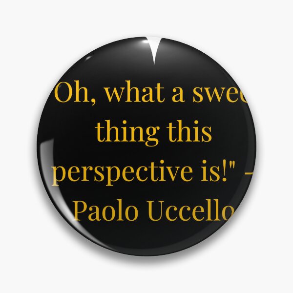 Aperçu de l'œuvre Citation de Paolo Uccello – Texte doré Cœur noir créée et vendue par TheIconSmith.