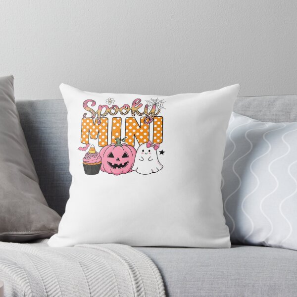 Item preview, Spooky Mini Kids Halloween Pink Pumpkin Ghost designed and sold by KroghDs.