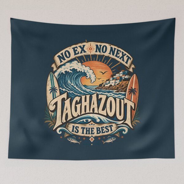 Item preview, Vintage Taghazout Is the Best | Morocco Surf Travel Souvenir designed and sold by AmiGraph.