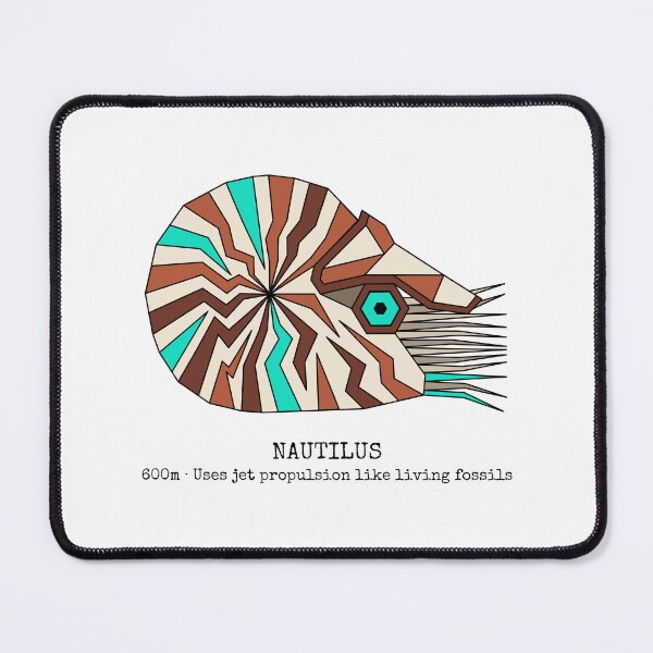 Item preview, Geometric Nautilus designed and sold by AnimalsKnowAll.