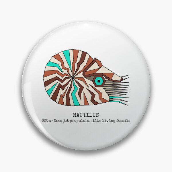 Item preview, Geometric Nautilus designed and sold by AnimalsKnowAll.