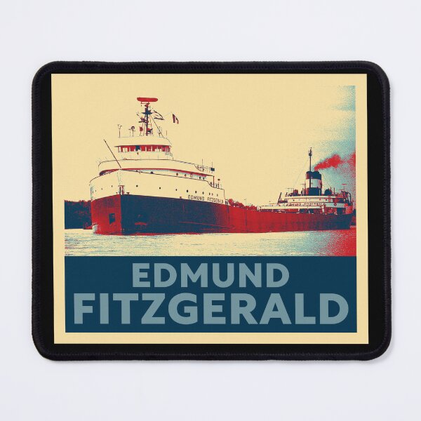 Item preview, Edmund Fitzgerald Hope Poster designed and sold by VerdePlantTees.
