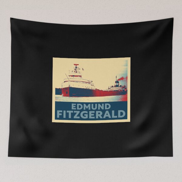 Item preview, Edmund Fitzgerald Hope Poster designed and sold by VerdePlantTees.
