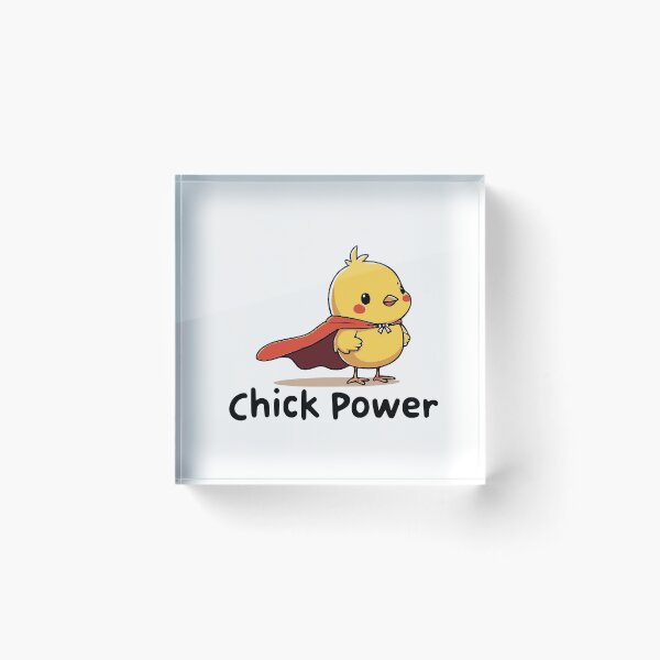 Item preview, Chick Power Cute Bird designed and sold by Gustavo Navarro.