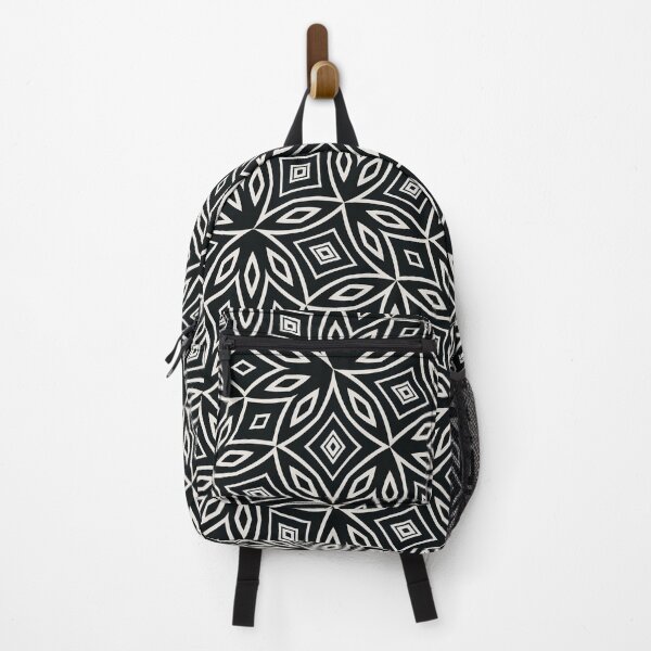 Item preview, Black and White Geometric Tessellation Pattern designed and sold by AneissPiaf.