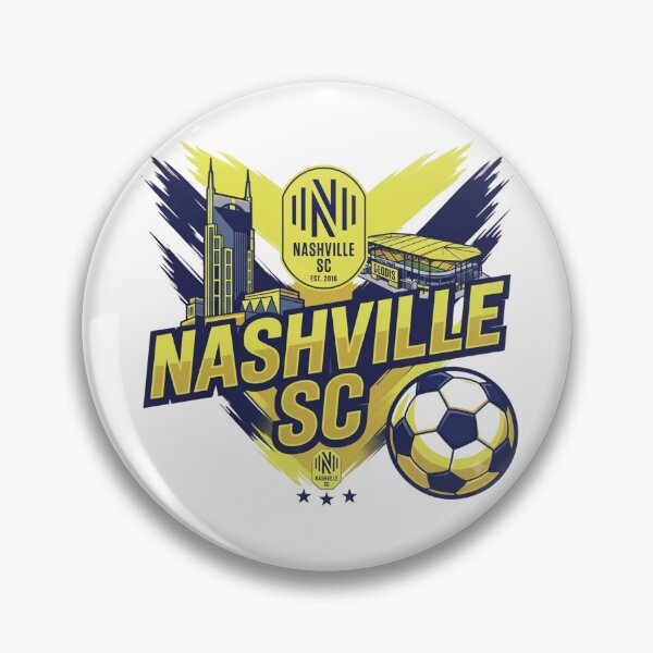 Item preview, Nashville SC Skyline and Stadium Football Graphic Artwork designed and sold by annaarthk.