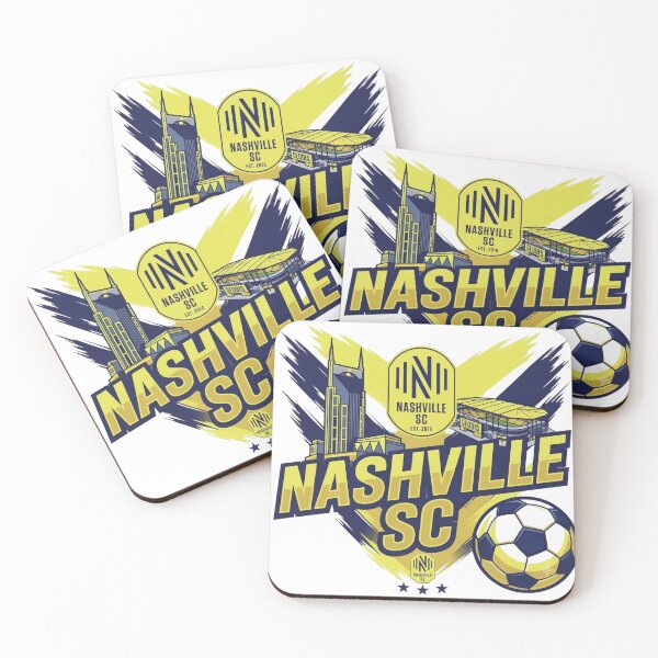 Item preview, Nashville SC Skyline and Stadium Football Graphic Artwork designed and sold by annaarthk.