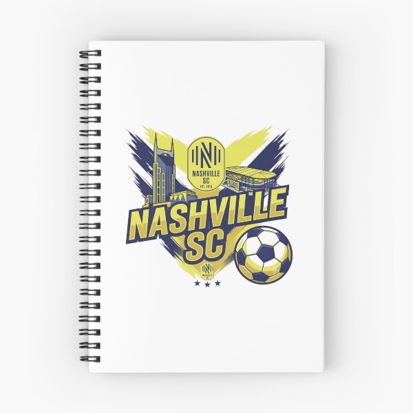 Item preview, Nashville SC Skyline and Stadium Football Graphic Artwork designed and sold by annaarthk.