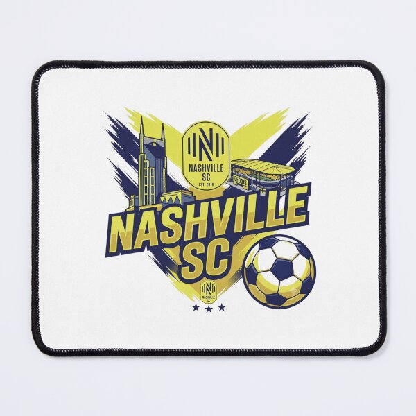 Item preview, Nashville SC Skyline and Stadium Football Graphic Artwork designed and sold by annaarthk.