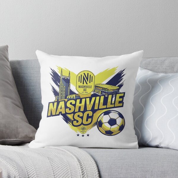 Item preview, Nashville SC Skyline and Stadium Football Graphic Artwork designed and sold by annaarthk.