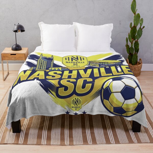 Item preview, Nashville SC Skyline and Stadium Football Graphic Artwork designed and sold by annaarthk.