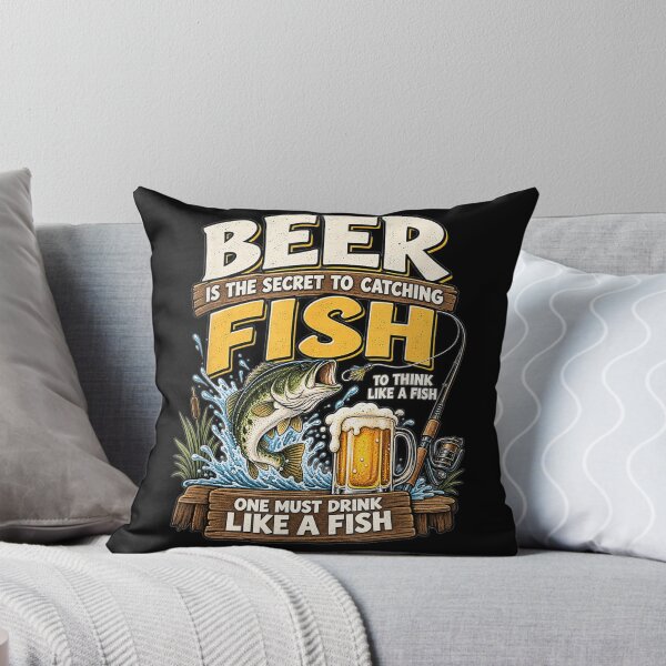 Item preview, Beer is The Secret to Catching Fish designed and sold by PladypooZztrt.
