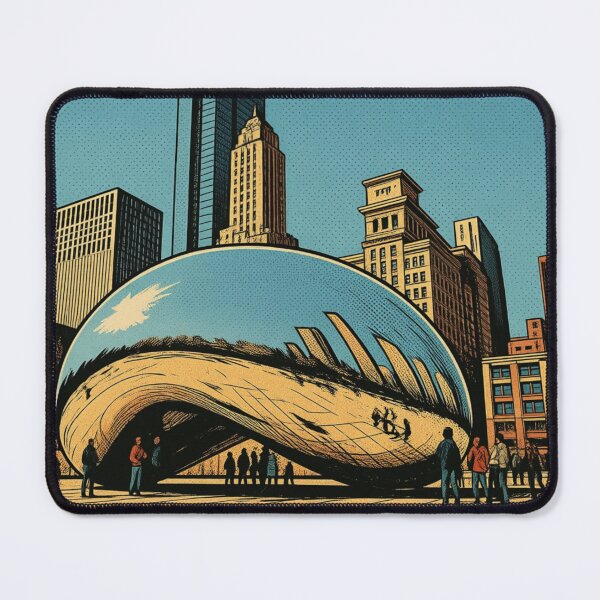 Item preview, The Chicago Bean Art designed and sold by BlueBerry45.