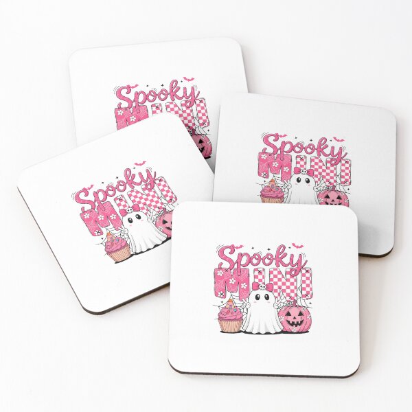 Item preview, Spooky Mini Pink Halloween Ghost Kids designed and sold by KroghDs.