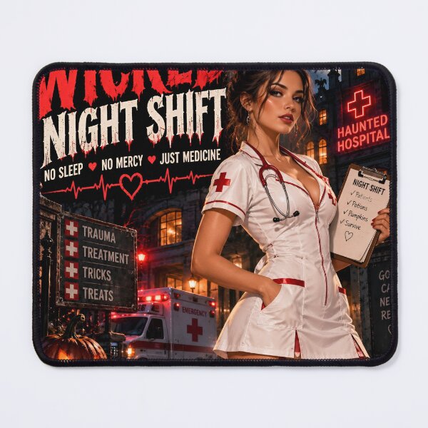 Item preview, Wicked Night Shift Nurse | Halloween Haunted Hospital designed and sold by IRON SIREN.
